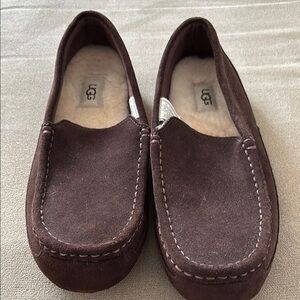 UGG Brown Suede Loafers